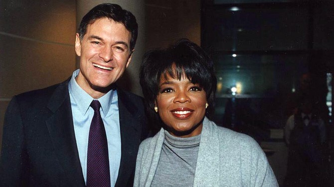 Dr. Oz and Oprah Winfrey