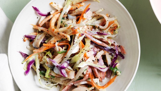 sunny anderson salad recipes cold cuts slaw