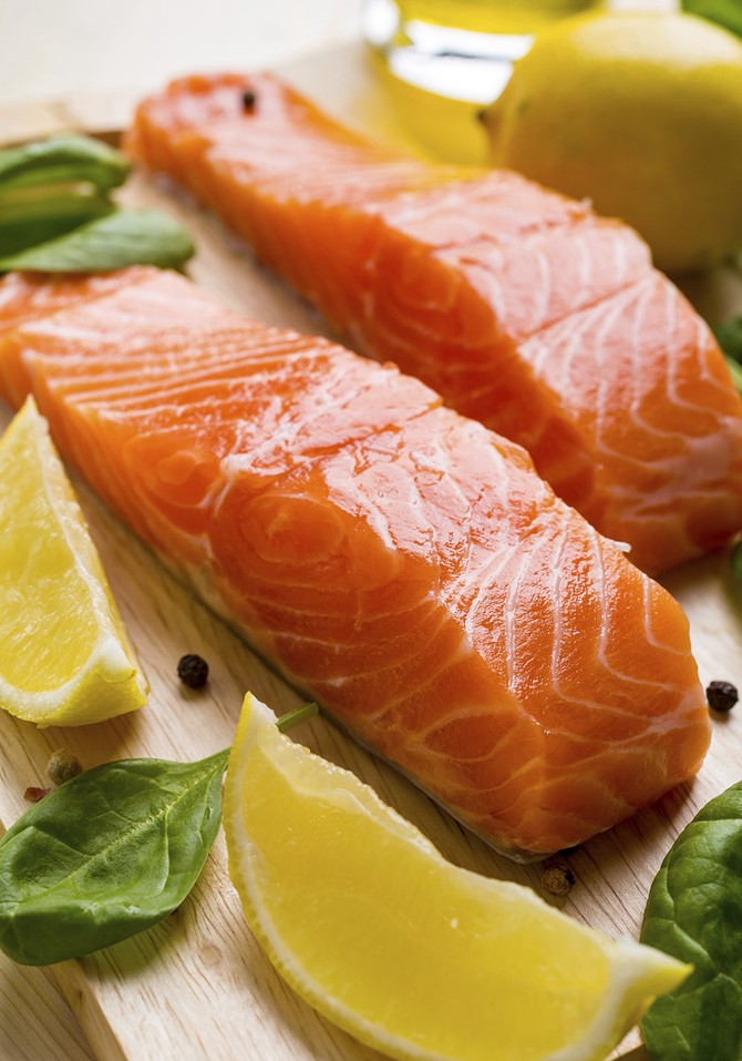 natural allergy treatment with salmon