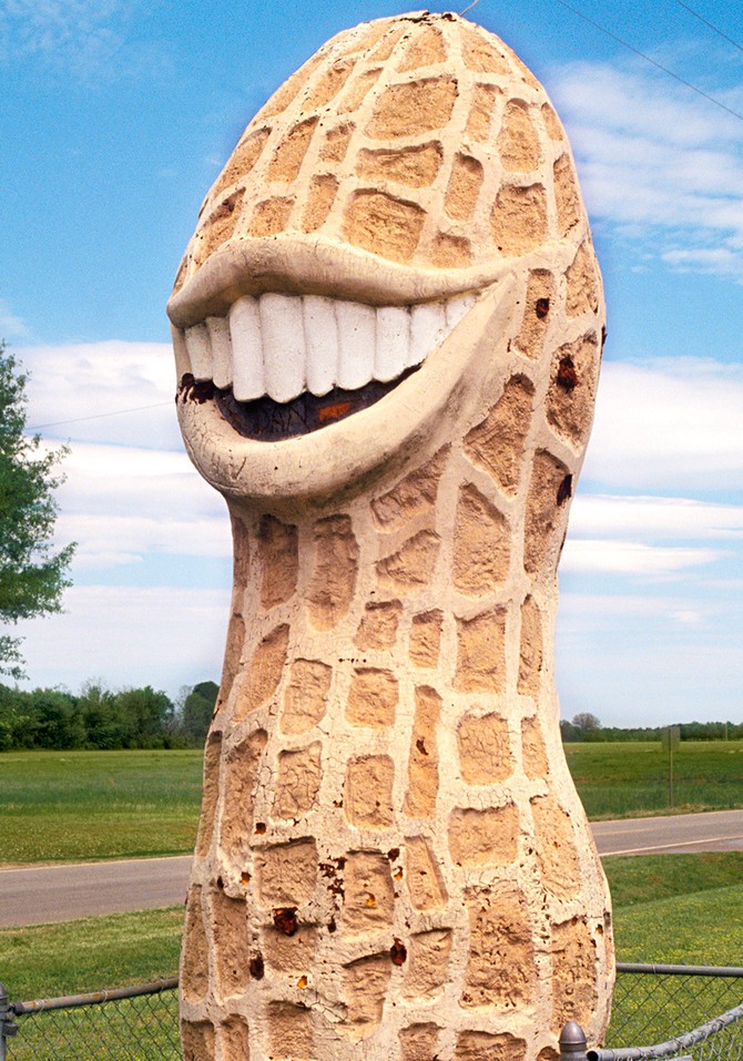 Jimmy Carter Peanut Statue