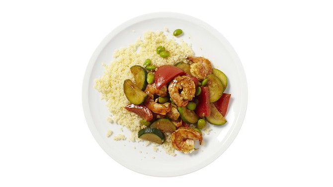 Curried Shrimp with Couscous