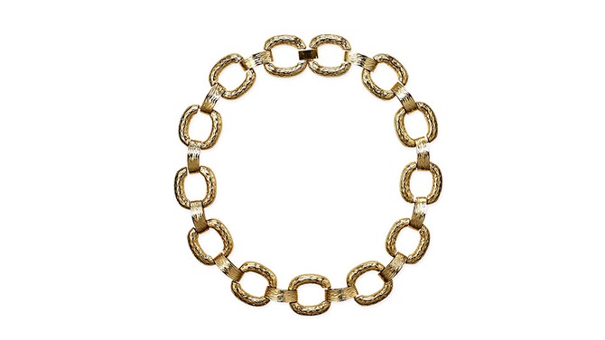 Gold Chain-Link Necklace