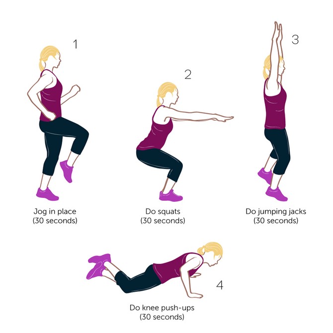 hiit exercise routine warmup