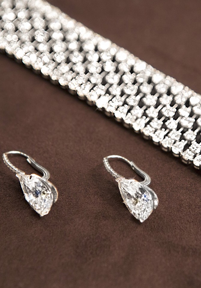 Leviev diamond earrings