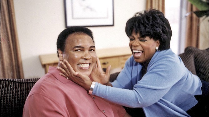 Muhammad Ali and Oprah