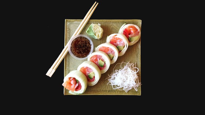 healthiest sushi roll