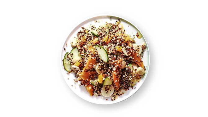 Quinoa Salad with Lemon-Shallot Dressing
