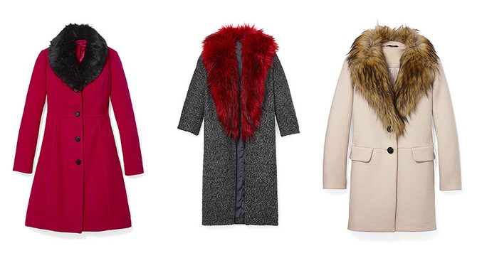 Faux-Fur Collared Coats
