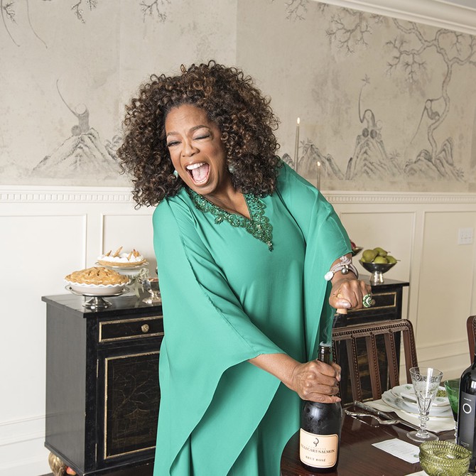 oprah champagne