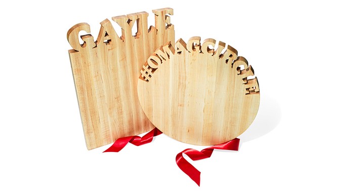 Personalized Large Vertical and Round Cutting Boards