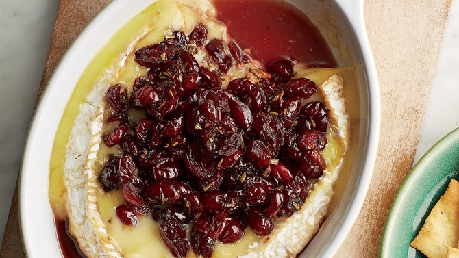 brie with cranberry