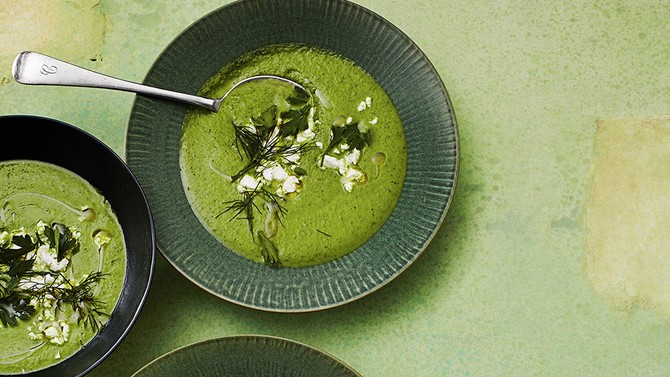 Broccoli and Feta Soup