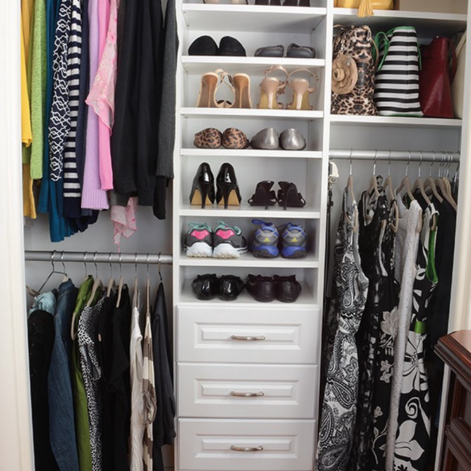 how to organize a master closet
