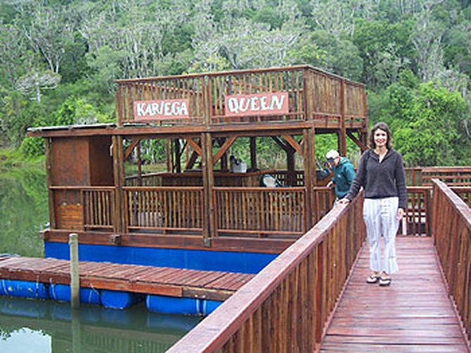 Marina on the Kariega Queen river cruise
