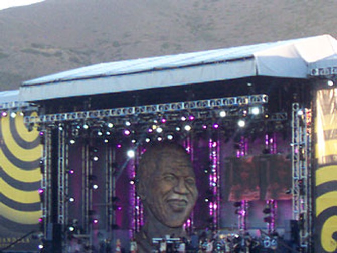 The 46664 Concert stage in Cape Town.