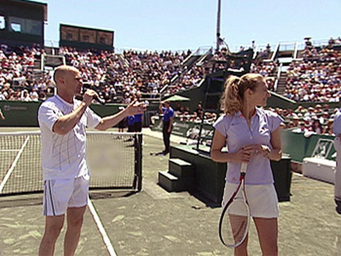 Andre Agassi and Steffi Graf