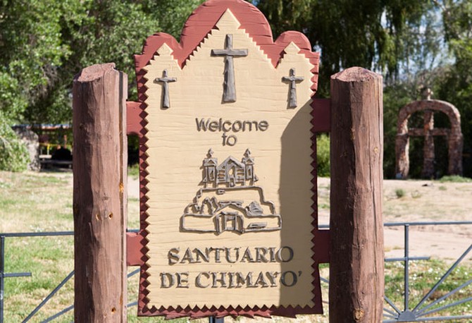 Chimayo Signpost