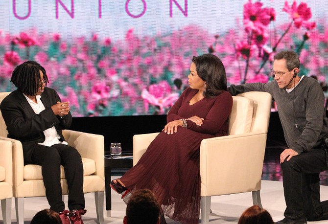 Oprah and Whoopi Goldberg