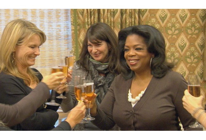 Oprah's birthday party