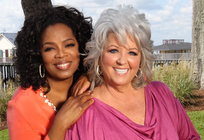 Oprah Winfrey and Paula Deen