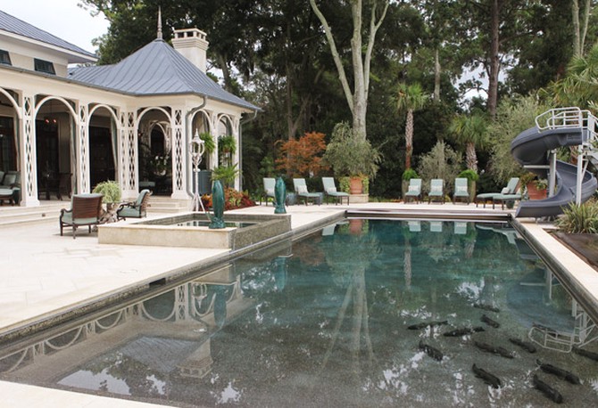 Paula Deen's swimming pool