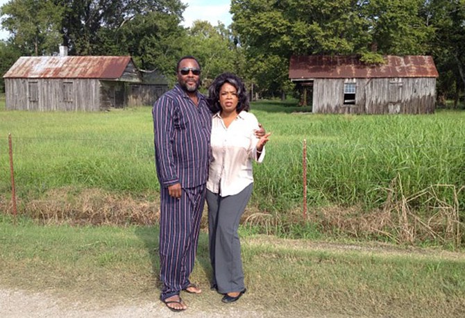 Lee Daniels and Oprah Winfrey in Louisiana