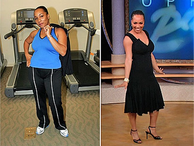 Stacey Moses, after Oprah's Boot Camp