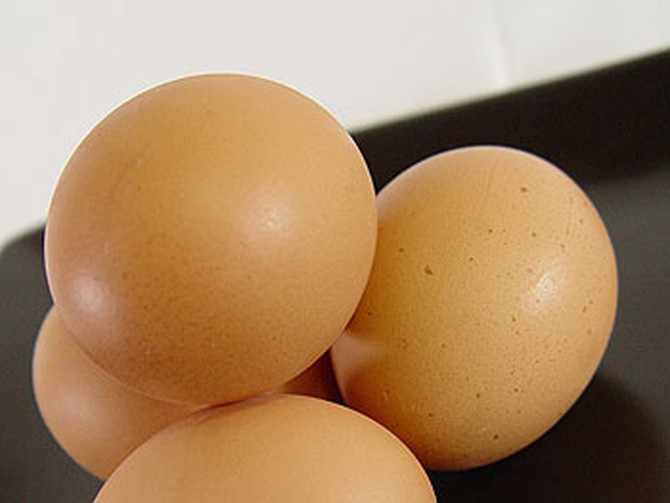 Eggs are a grocery staple.