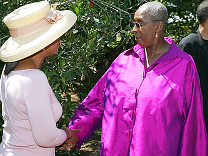 Oprah and Judith Jamison. Copyright 2005, Harpo Productions, Inc./George Burns & Bob Davis. All rights reserved.