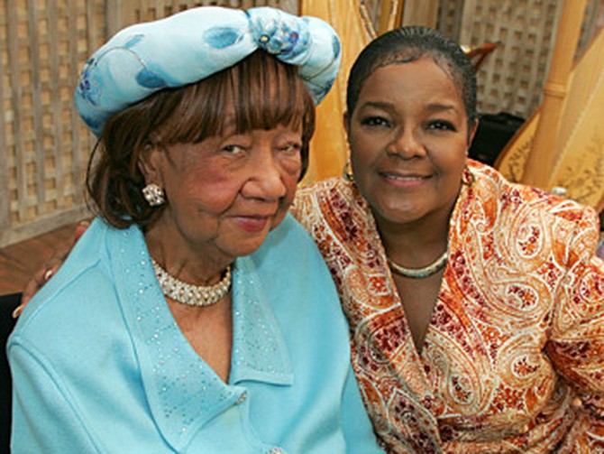 Dorothy Height and Shirley Caesar