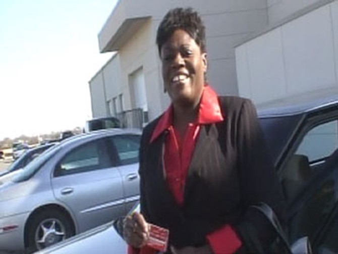 Sophia Asare-Nkansah buys a used car for a shelter resident.
