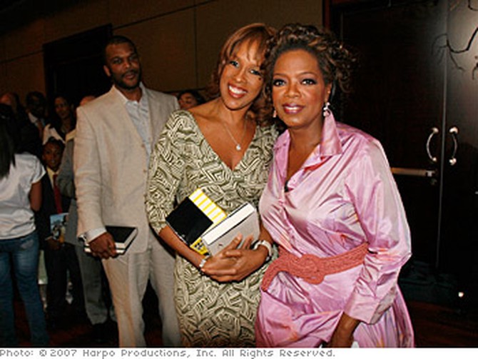 Oprah and her best friend, Gayle King