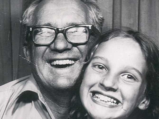 Barb and her father Robert circa 1968