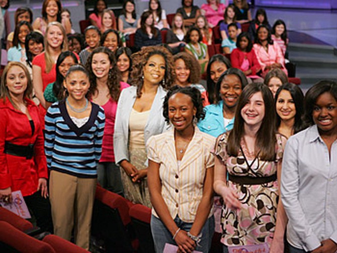 Oprah urges teenagers to join the O Girl, O Beautiful campaign.