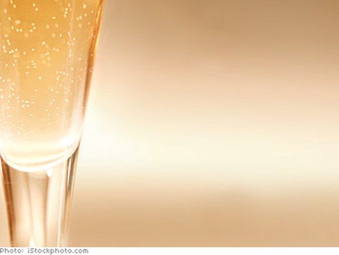 Have champagne for your guests