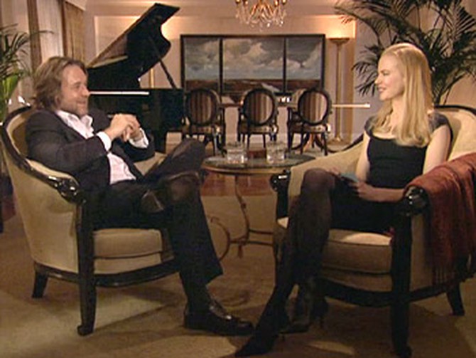 Russell Crowe and Nicole Kidman