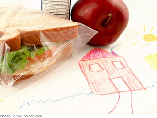 Prepack your kids' lunches.