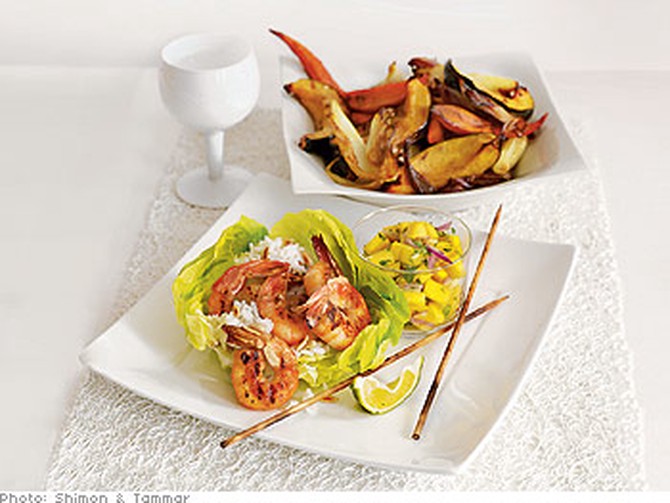 Grilled Shrimp with Mango Salsa