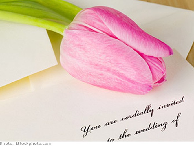Use computerized calligraphy on invitations.