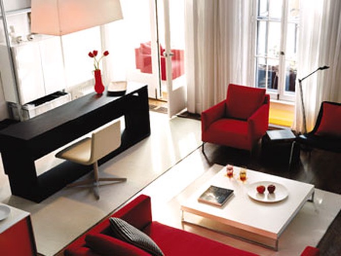 Combine highbrow Italian design and mass-produced furnishings