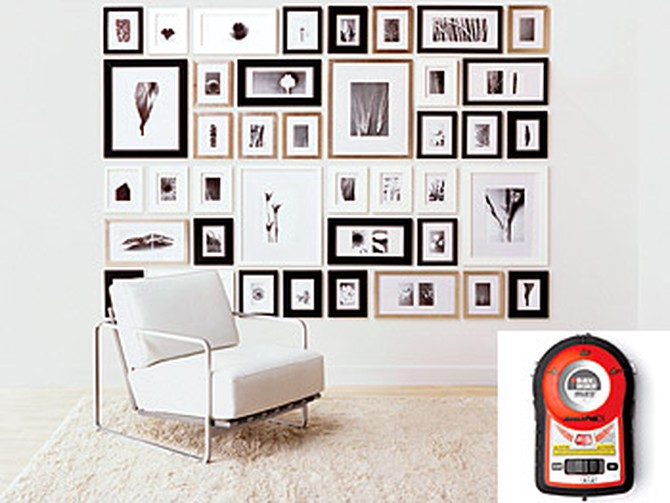The Perfect Picturewall Series 1000, with Black &#38; Decker Bullseye