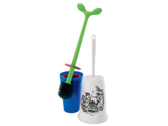 Liette and Alessi toilet brushes
