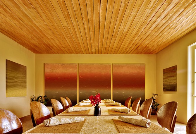 Long dining room table