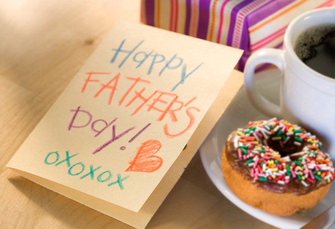 Father's Day card and gift