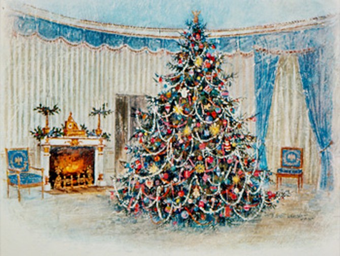 President Lyndon B. Johnson's Christmas card