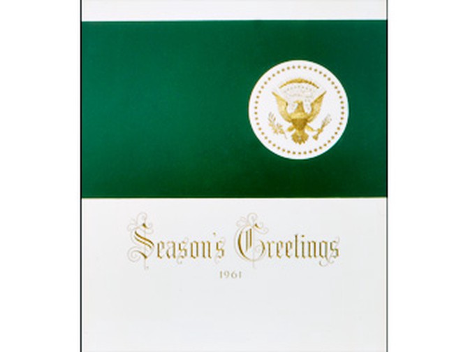 President John F. Kennedy's Christmas card