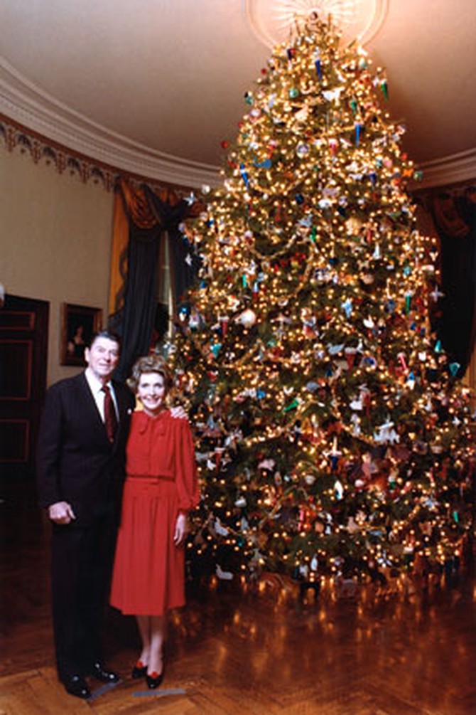 President Ronald Reagan's Christmas tree