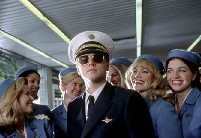 Leonardo DiCaprio in Catch Me If You Can