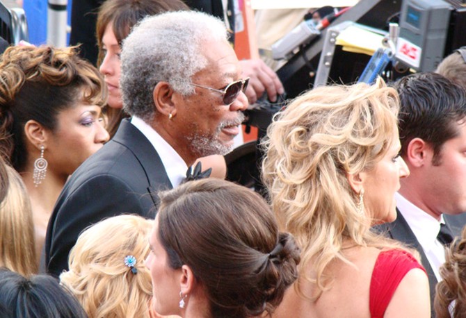 Best Actor nominee Morgan Freeman