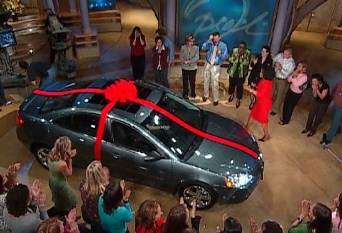 11 Oprah viewers sit with new Pontiac G6